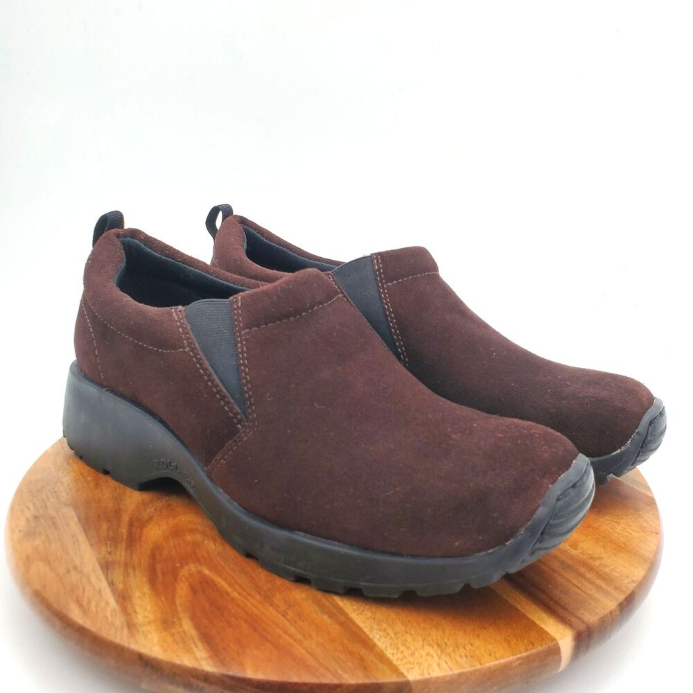 Baretraps Wear Ever Clogs Women's 8.5M Brown Leather Slip On Comfort Shoes NEW